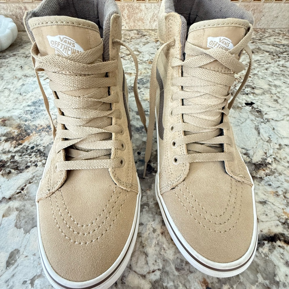 Vans Sk8-Hi MTE Scothgard Tan Suede High Top Sneakers